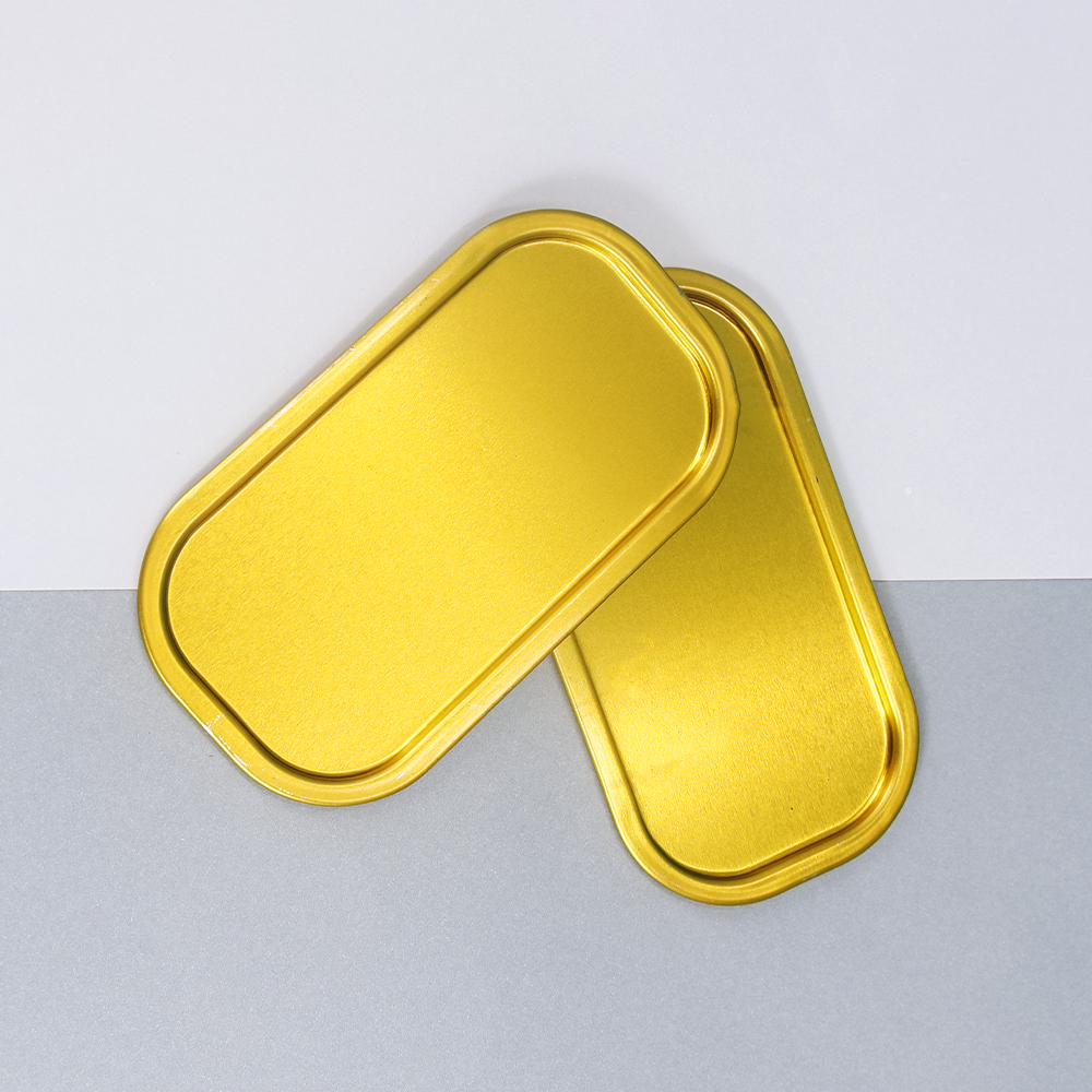 1L engine oil tin can components