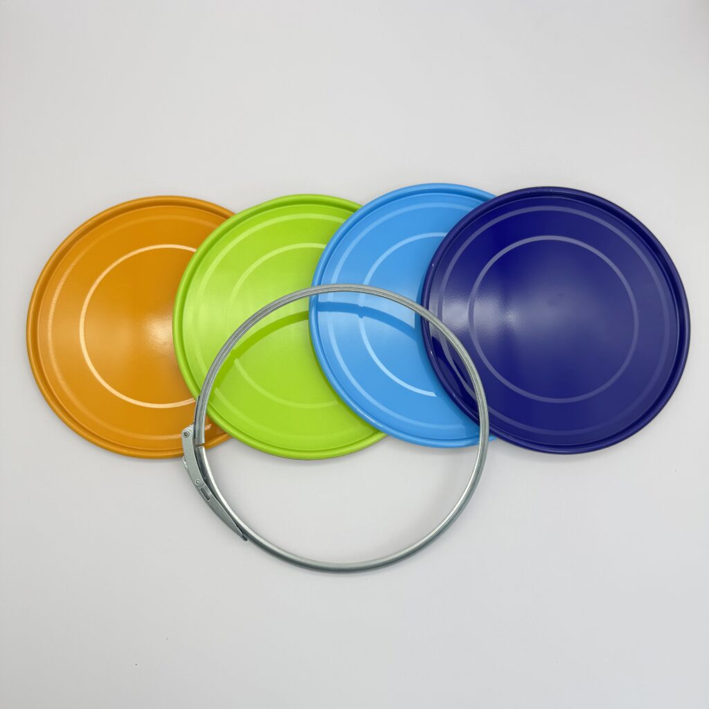 Colorful lock Drum can lock lids 2