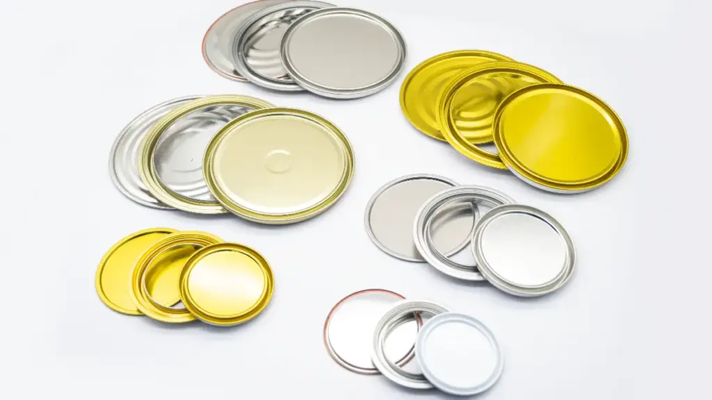 metal round closures