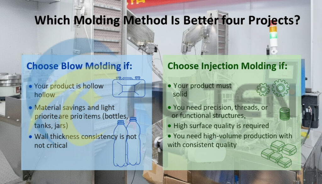 which molding method is right for you blow molding vs injection molding