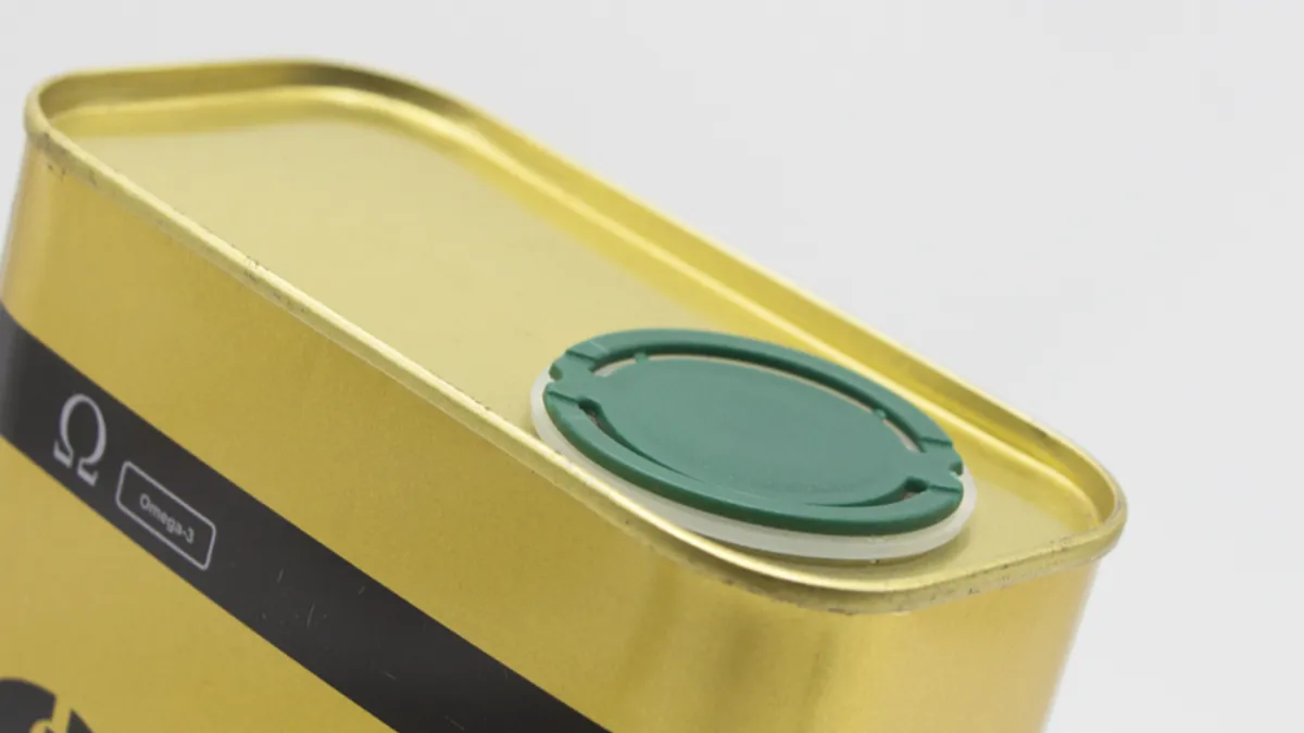 32mm spout cap for oil tin can